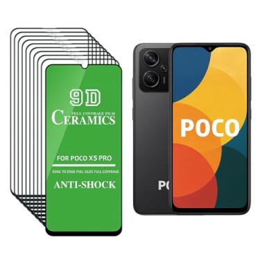 Imagem de 10 Películas de Cerâmica 9D Para Todos Modelos Poco: C50 C51 C61 F4 F6 F5 M2 M3 M6 X5 X6 PRO PLUS (F5)