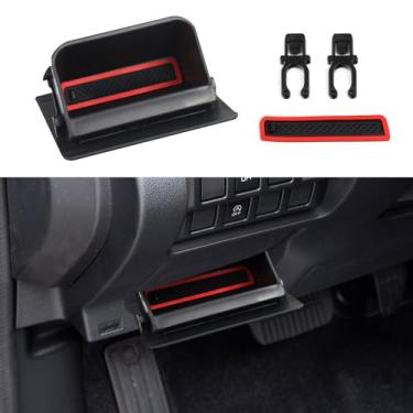Imagem de Hugeek Caixa De Fusíveis Interna Em Abs Preto, Recipiente Para Moedas, Bandeja Painel Compatível Com Subaru Impreza Xv/Crosstrek Forester Legacy Outback Wrx Sti Ascent, Acessórios (Preto)