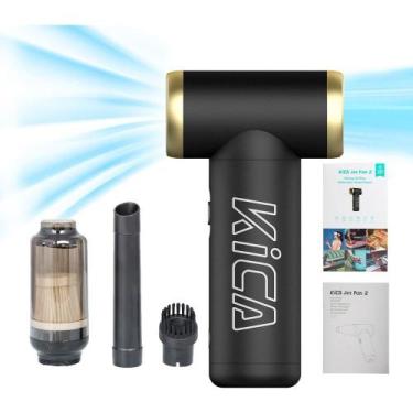 Imagem de KICA Jet Fan 2 Kit  Mini Soprador e Aspirador Turbo 100.000RPM  Alta V
