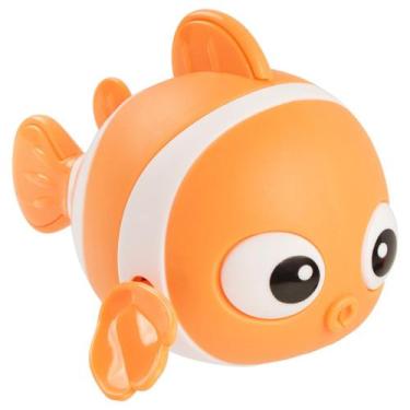 Imagem de Brinquedo Infantil Bebe Criança Água Nada Ao Dar Corda Peixe Pimpolho,