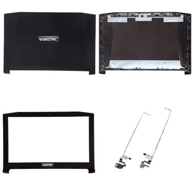 Imagem de WWGTMC Tampa traseira LCD de substituição dobradiças de tampa superior com moldura frontal para laptop Acer Nitro 5 AN515-51 AN515-41 AN515-53 AN515-42 Series Laptop 60.Q2SN2.002 AP211000700