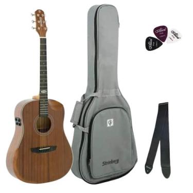 Imagem de Violão Strinberg SD301HCR Folk Galaxy Mahogany Satin + Correia + Palhe