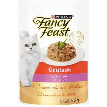 Imagem de Fancy Feast Sachê Goulash Com Atum Para Gatos Adultos 85G - Nestlé pur