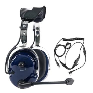 Imagem de Retevis Fone de ouvido Walkie Talkie com redução de ruído, volume ajustável, mãos livres, para RT22 RT21 RT68 C2, compatível com rádios Baofeng UV-5R 5RM Arcshell AR-5, fone de ouvido de rádio