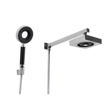 Imagem de Ducha AutoLimpante em ABS com Desviador e Ducha Manual Cromado com Trava (722)