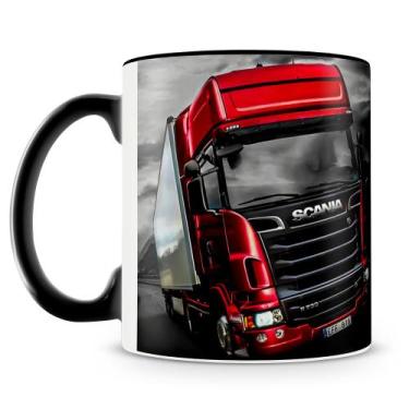 Imagem de Caneca Personalizada Caminhoneiros com Nossa Senhora Aparecida - 325ml