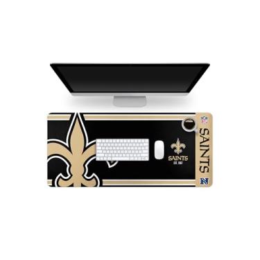 Imagem de FOCO NFL Official Established Primary Logo Wordmark Home Office Desk Pad Mouse Pad 89 cm x 41 cm (New Orleans Saints, New Orleans Saints)
