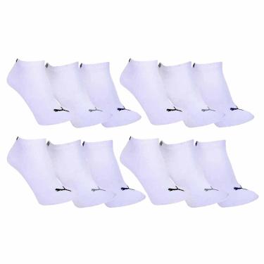 Imagem de Kit 12 Pares de Meia Puma Sapatilha Esportiva
