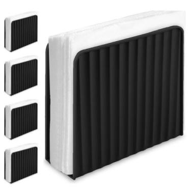 Imagem de Kit 5 Porta Guardanapos Papel Mesa Cantinho Do Café Lancheria Bar - Us