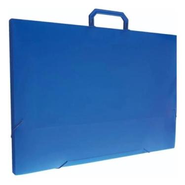 Imagem de Pasta Maleta Pl A3 23mm Acp Azul 89570