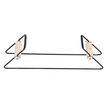 Imagem de Phefop Tear de Miçangas, Tecelão de Contas de Aço Inoxidável, Kit de Tear de Contas DIY para Fazer Joias e Artesanato (Trança de contas pretas)