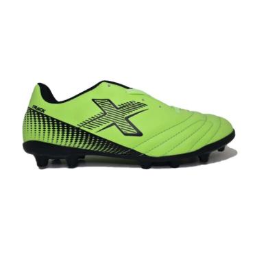 Imagem de Chuteira Campo OXN Track PVC Infantil - Verde claro