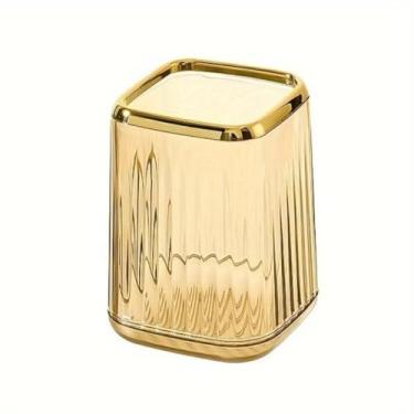 Imagem de Kit Organizador de Maquiagem Multiuso, Porta Pincéis e Guarda Canetas em Pote Acrílico, Ideal para Organização de Mesa(2,aleatoria)