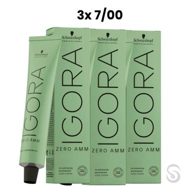 Imagem de Igora Zero Amm 3x7/00 Louro Médio Natural Ex. 60ml