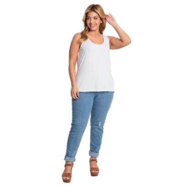 Imagem de Blusa Regata Feminina Viscotorcion Plus Size Secret Glam-Feminino