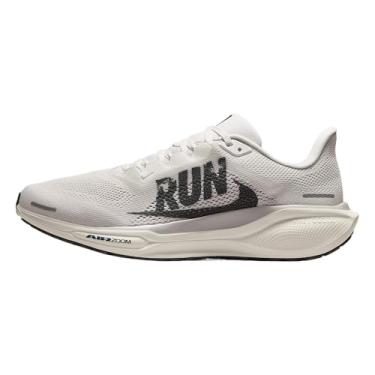 Imagem de Nike Pegasus 41 Tênis de corrida masculino (branco Summit/cinza universitário/vela/preto), Summit branco/cinza universitário/vela/preto, 42