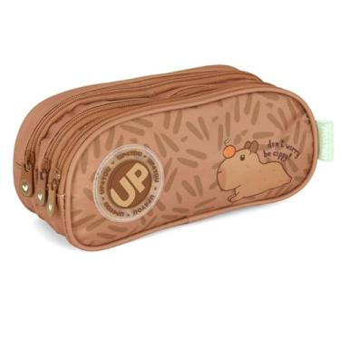 Imagem de Estojo Triplo, Luxcel, Up4you, Capivara, Marrom