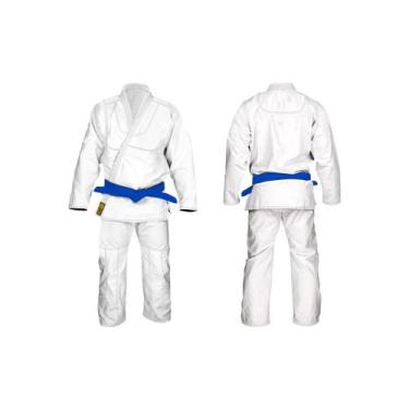 Imagem de Kimono Judô Trançado Leve Infantil Marca Aranha, Branco, M1