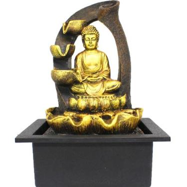 Imagem de Fonte de Água Decorativa Resina Cascata Iluminação de Led GT736 - Lorb