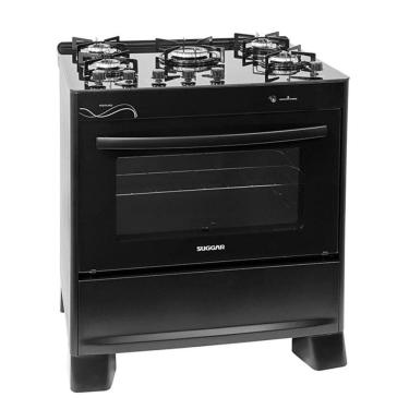 Imagem de Fogão Neo Glass 5 Queimadores Preto Bivolt FGVNG510PT Suggar Bivolt