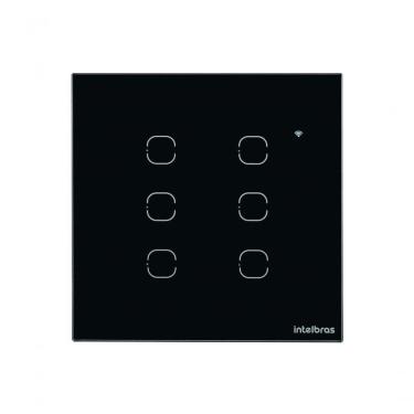 Imagem de Interruptor Smart Touch Intelbras Wifi Preto