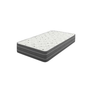 Imagem de Colchão Molas Ensacadas 78x188x20 - Lateral Cinza PREMIUM