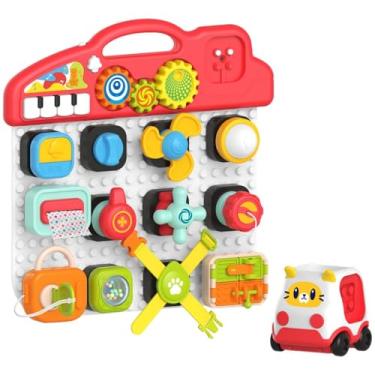 Imagem de Painel de Atividades com Blocos e Piano Musical Yuupi