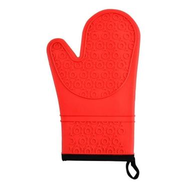Imagem de 2X Luva Termica De Cozinha De Silicone Forrada Forno Fogão C