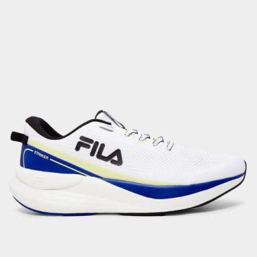 Imagem de Tênis Fila Striker Masculino, Branco, Azul, 40