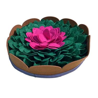 Imagem de Tapete de rapé para cães Alimentador lento Tapete de rapé para cães Brinquedos interativos para cães Tapete de carneiro para cães Enriquecimento de animais de estimação para treinamento de cheiro e comida lenta Tapete de forragem para animais de estimação