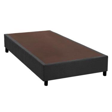 Imagem de Cama Box Base Solteiro Universal Suede Gray (96X203X20) Costa Rica