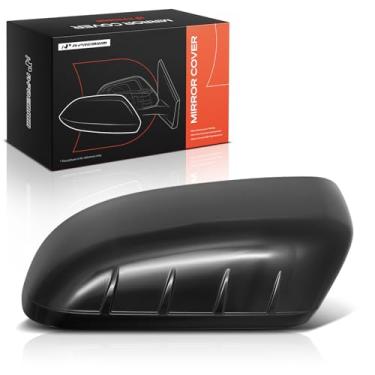 Imagem de A-Premium Tampa do espelho retrovisor do lado do motorista - Compatível com Ford Explorer 2011-2019 - Preto liso