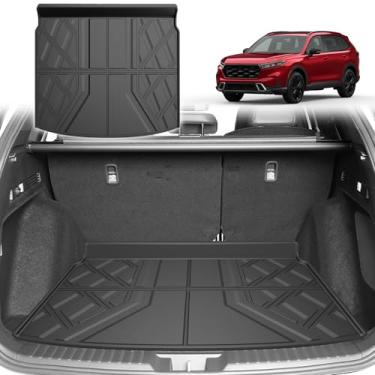 Imagem de Forro de carga compatível com Honda CRV 2025 2024 2023 (inclui híbrido): tapete de carga TTX LIGHTING para todos os climas TPE porta-malas bandeja de carga acessórios CR-V (apenas para deck superior)
