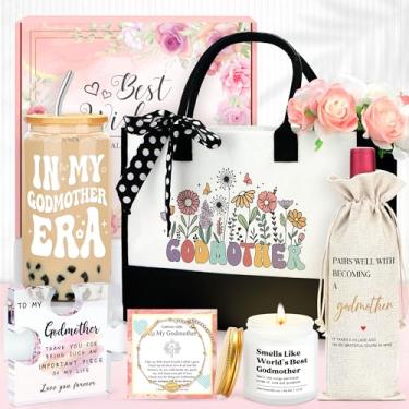 Imagem de Presente de pedido de madrinha Will You Be My Godmother Presentes de Deus Mãe Presentes para mulheres, presentes de aniversário de Deus mamãe presentes de afilhado fada madrinha acessórios incluem