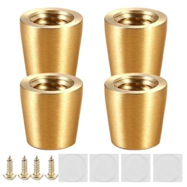 Imagem de Pernas de substituição de móveis - Substituição de pés de sofá - Protetor moderno antideslizante suporte para pisos de madeira, mesa móvel e armário de mesa