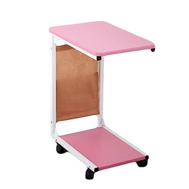 Imagem de Mesa lateral de sofá em forma de C, prateleira, moderna, simples, móvel, armário lateral pequeno, quarto, sala de estar, mesa de cabeceira