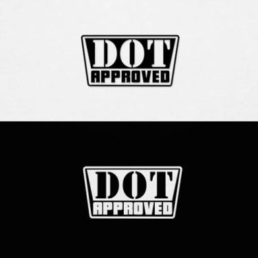 Imagem de Sem fundo - Adesivo de carro à prova d'água aprovado por pontos inspirado na natureza decalque para decoração de casa e expressão pessoal (1 preto, 1 branco, 4,8" x 2,5") |K17570BW