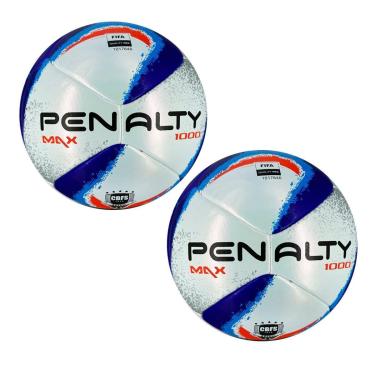 Imagem de Kit Com 02 Bola De Futsal Penalty Max 1000 XXIV Oficial CBFS Selo FIFA-Masculino