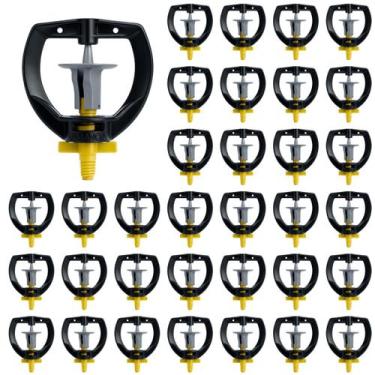 Imagem de Kit 50 Microaspersores Bailarina MF2 65 L/H Irrigação Jardim e Horta -