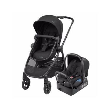 Imagem de Carrinho de Bebê com Bebê Conforto Travel System Anna³ Trio Essential Black - Maxi-Cosi
