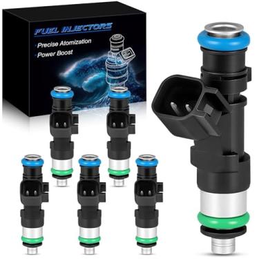 Imagem de YZHIDIANF 0280158028 Injetores de combustível atualizados serve para: Dodge 2010 Journey Challenger Charger Avenger Stratus para: Chrysler Sebring 300 Pacifica Town & Country 2,7L 3,5L 4,0L (6 peças)