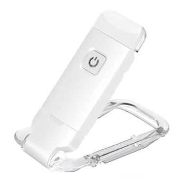 Imagem de Luminária para Leitura De Livros LED Brilho Ajustável USB Clip De Proteção Dos Olhos Portátil Bookmark Light, Clip Protetor com USB Recarregável, para Livros, Estudo e Viagem sem Perturbar