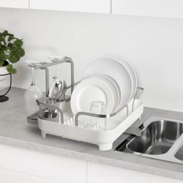 Imagem de Escorredor de Louças para 15 Pratos Branco Easy Kitchen