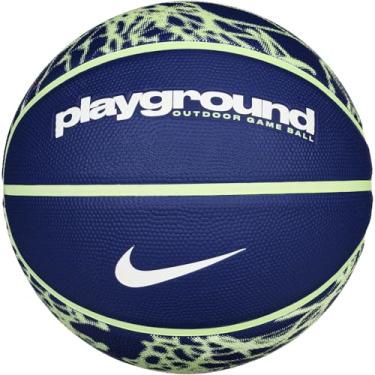 Imagem de BOLA DE BASQUETE EVERYDAY PLAYGROUND 8P GRAPHIC DEFLATED DEEP ROYAL BLUE/VAPOR GREEN/WHITE