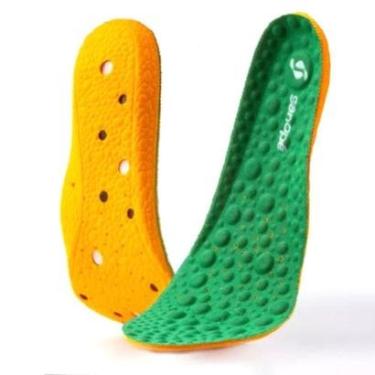 Imagem de Palmilha Magnética Infra Vermelho Terapêutica Massageadora Reflexologia Podal-Masculino