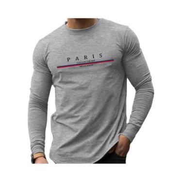 Imagem de Camiseta Masculina plus Size De Algodão, Corte Solto, Casual, Esportiv