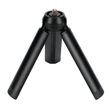 Imagem de Mini tripé de câmera extensível, suporte de mesa portátil leve de liga de alumínio com cabeça esférica 360, para câmera DSLR e bolso Osmo