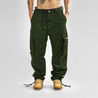 Imagem de Calça Alive Sarja Cargo Tag Unissex | Verde