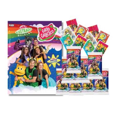 Imagem de Álbum de figurinhas do Gato Galáctico com envelopes - Panini, Álbum 5 