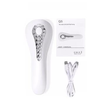 Imagem de Mini Cabine Para Unha LED/UV Portátil 5 Lâmpadas para Secagem de Gel e Alongamento